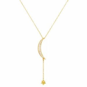 Baublebar pave moondrop pendant